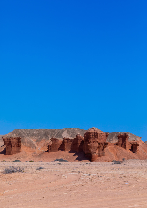 Rock formations in an arid area, Cunene Province, Curoca, Angola