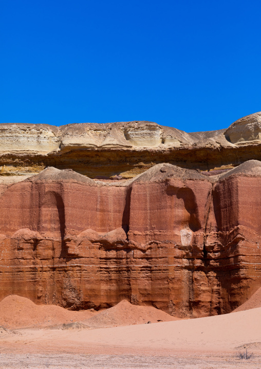 Rock formations in an arid area, Cunene Province, Curoca, Angola