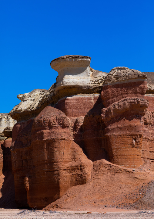 Rock formations in an arid area, Cunene Province, Curoca, Angola