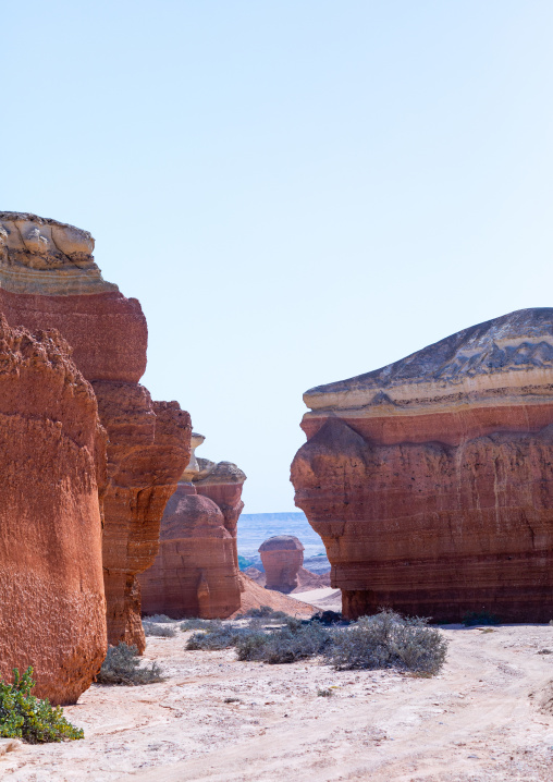 Rock formations in an arid area, Cunene Province, Curoca, Angola