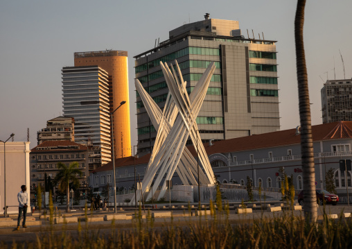 Marginal promenade called avenida 4 de fevereiro, Luanda Province, Luanda, Angola