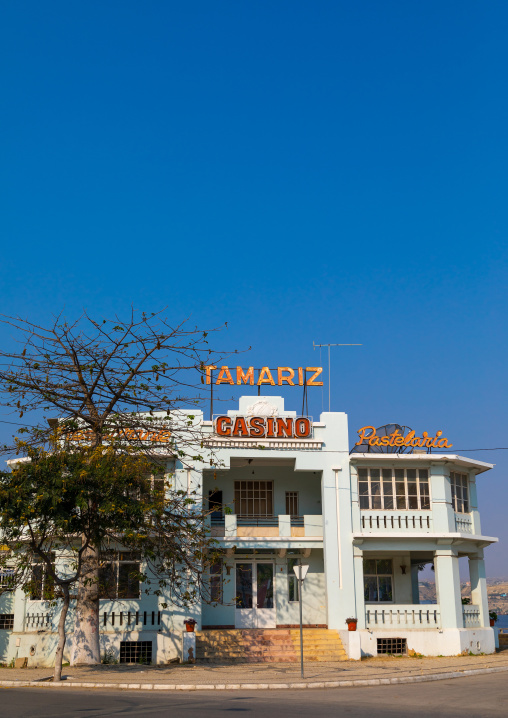 Old portuguese colonial Tamariz casino, Benguela Province, Lobito, Angola