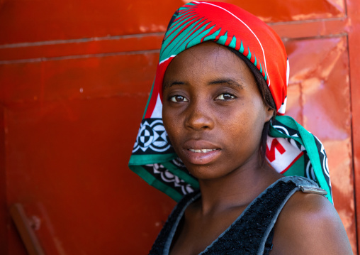 Angolan woman portrait, Benguela Province, Catumbela, Angola