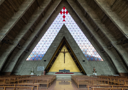 Inside se catedral de nossa senhora de fatima aka cathedral of our lady of Fatima, Benguela Province, Benguela, Angola