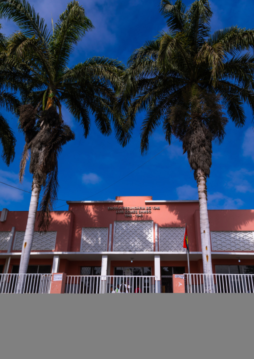 School entrance, Benguela Province, Benguela, Angola