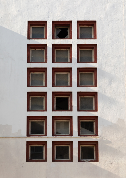 Cinema teatro Monumental window, Benguela Province, Benguela, Angola