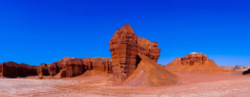 Rock formations in an arid area, Cunene Province, Curoca, Angola