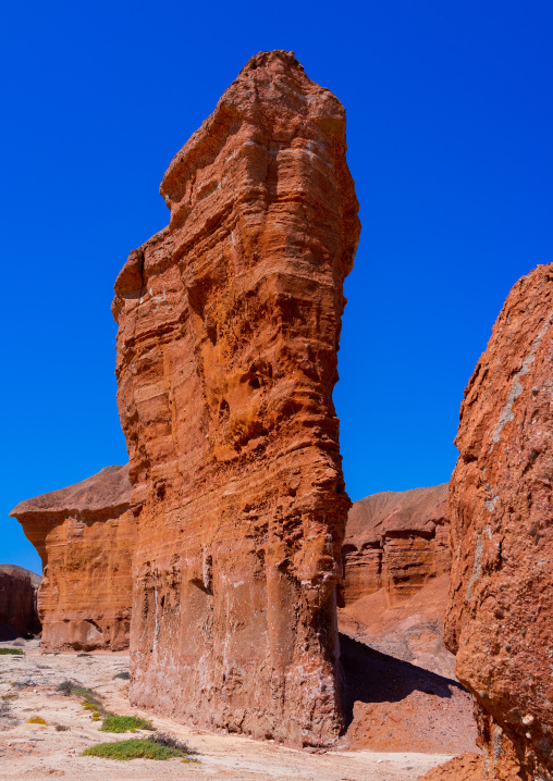 Rock formations in an arid area, Cunene Province, Curoca, Angola