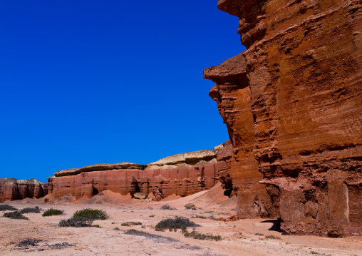 Rock formations in an arid area, Cunene Province, Curoca, Angola