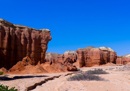 Rock formations in an arid area, Cunene Province, Curoca, Angola