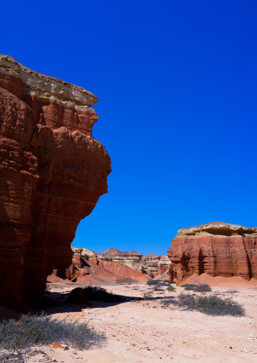 Rock formations in an arid area, Cunene Province, Curoca, Angola