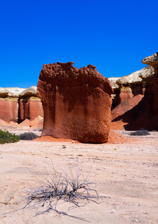 Rock formations in an arid area, Cunene Province, Curoca, Angola