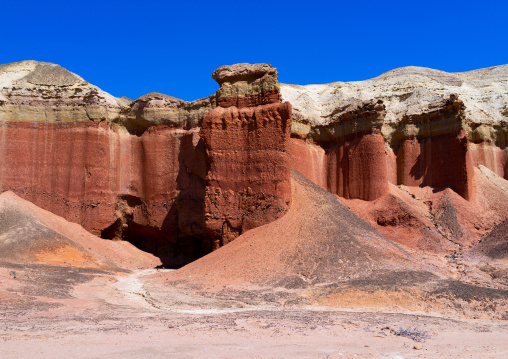 Rock formations in an arid area, Cunene Province, Curoca, Angola