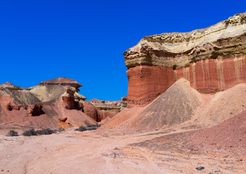 Rock formations in an arid area, Cunene Province, Curoca, Angola