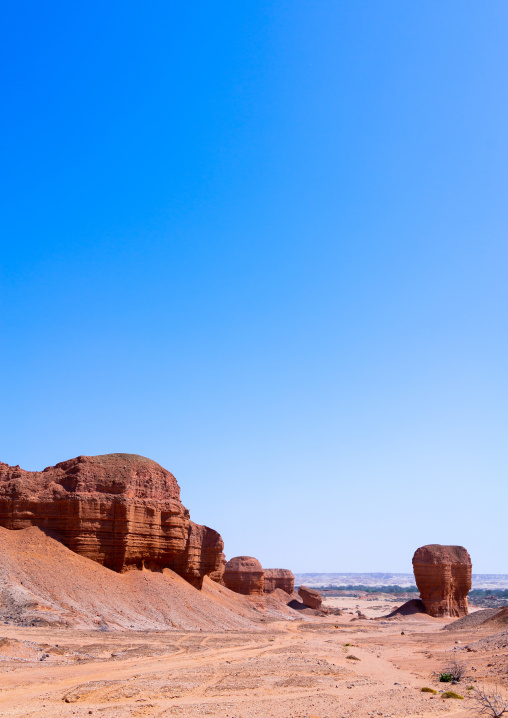 Rock formations in an arid area, Cunene Province, Curoca, Angola