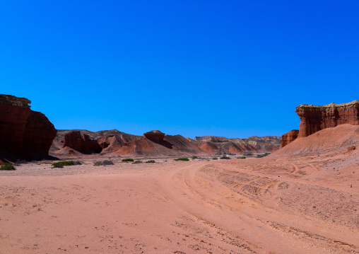 Rock formations in an arid area, Cunene Province, Curoca, Angola