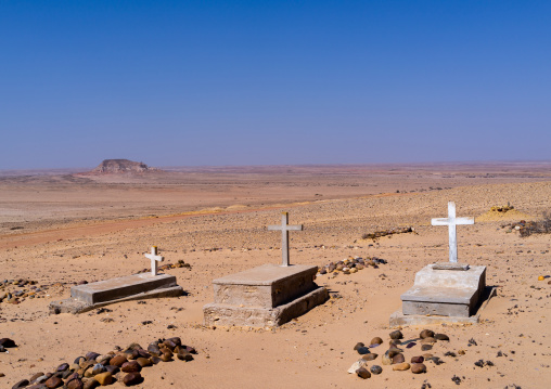 Christian tombs in the desert, Cunene Province, Curoca, Angola