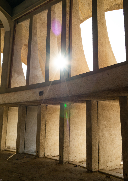 Inside cine Estudio designed by Botelho Vasconcelos of atelier boper, Namibe Province, Namibe, Angola