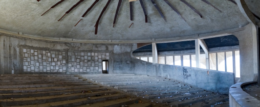 Inside cine Estudio designed by Botelho Vasconcelos of atelier boper, Namibe Province, Namibe, Angola