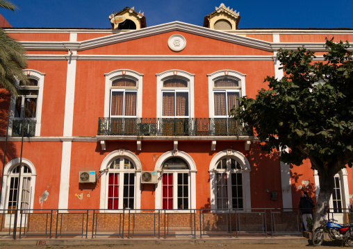 Old colonial building of the hotel Mocamedes, Namibe Province, Namibe, Angola