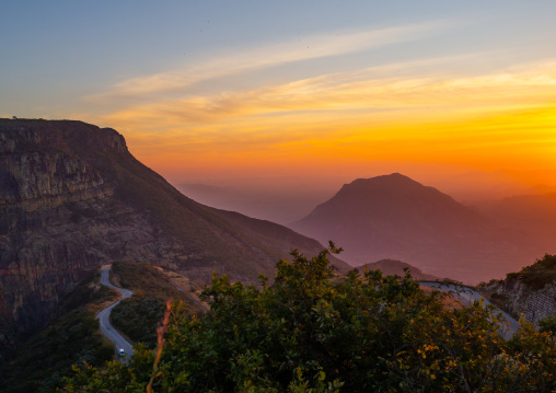 Sunset on tundavala, Huila Province, Lubango, Angola