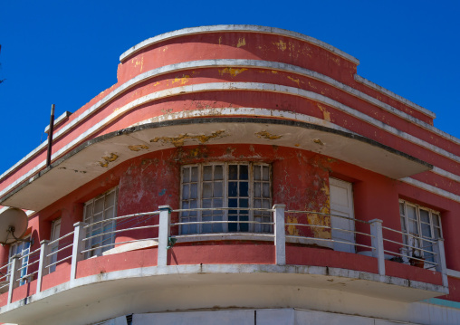 Old portuguese colonial apartements building, Huila Province, Lubango, Angola