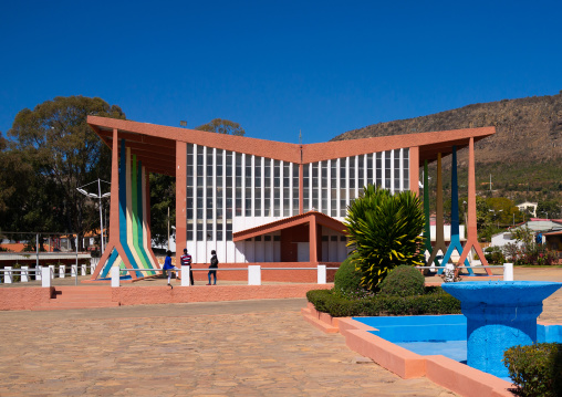 Old portuguese exhibition building, Huila Province, Lubango, Angola