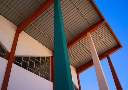 Old portuguese exhibition building, Huila Province, Lubango, Angola