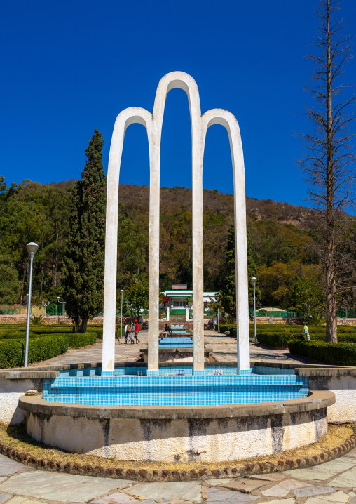 Fountain in our lady of senhora de Monte park, Huila Province, Lubango, Angola