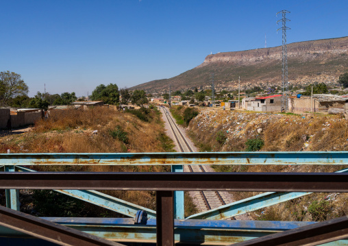 Railroad track, Huila Province, Lubango, Angola