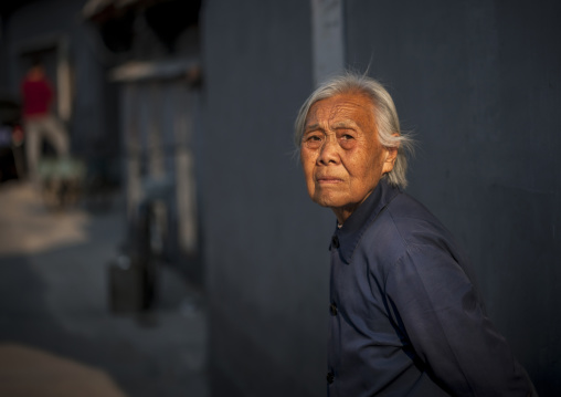 Old Woman In The Hutong, Beijing China