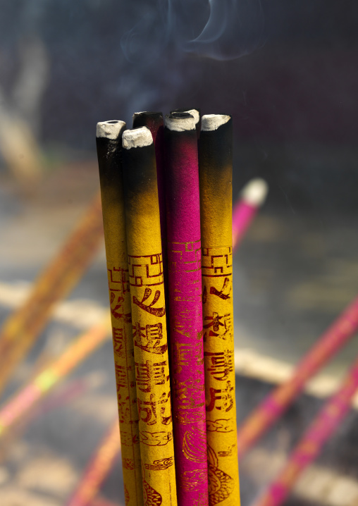 Incence Sticks At Yuantong Buddhist Temple, Kunming, Yunnan Province