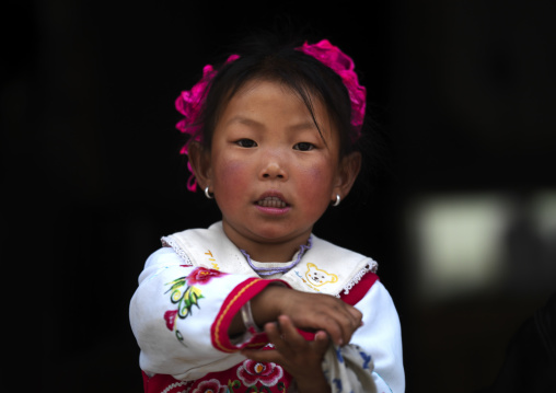 Tibetan Girl, Zhongdian, Yunnan Province, China