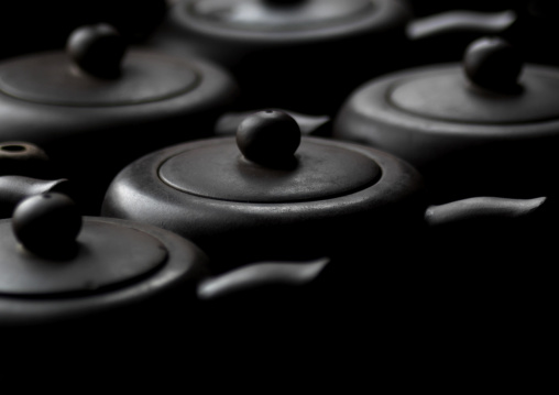 Close Up Of Ceramic Teapot In A Tea House, Shangai, China