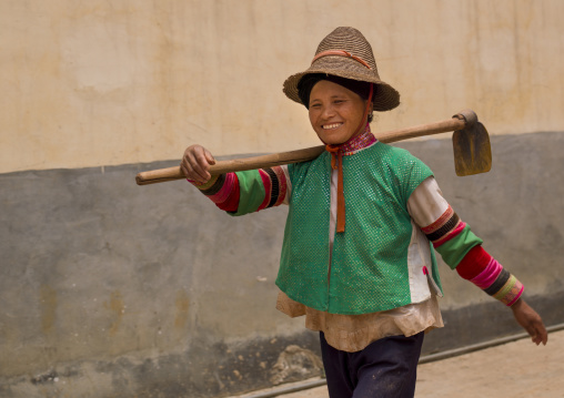 Mongolian Minority Woman, Tong Hai, Yunnan Province, China