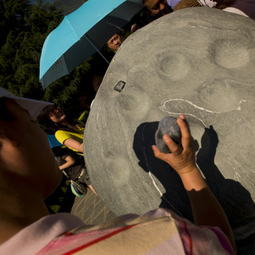 Sacred Stone In Chongsheng Temple, Dali, Yunnan Province, China