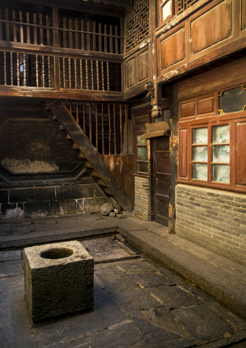 Courtyard Of An Old House, Xizhou, Yunnan Province, China