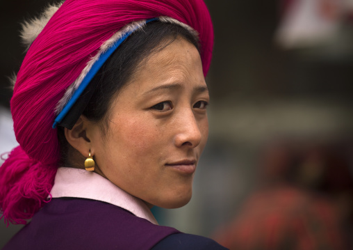 Tibetan Woman, Zhongdian , Yunnan Province, China