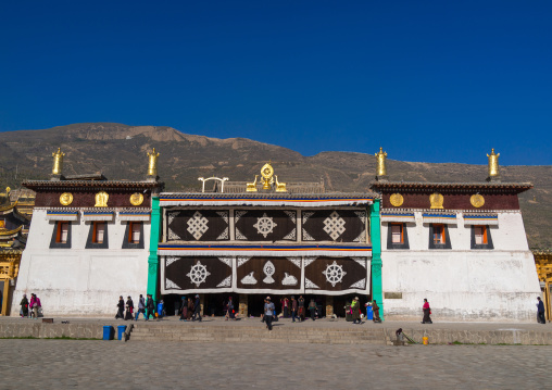 Temple in Rongwo monastery, Tongren County, Longwu, China