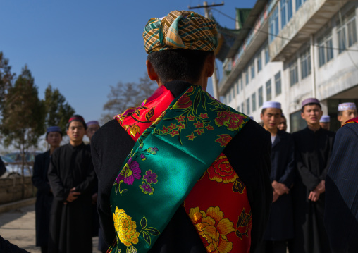 Sufi people celebration at Mingde Gong Bei temple, Gansu province, Linxia, China