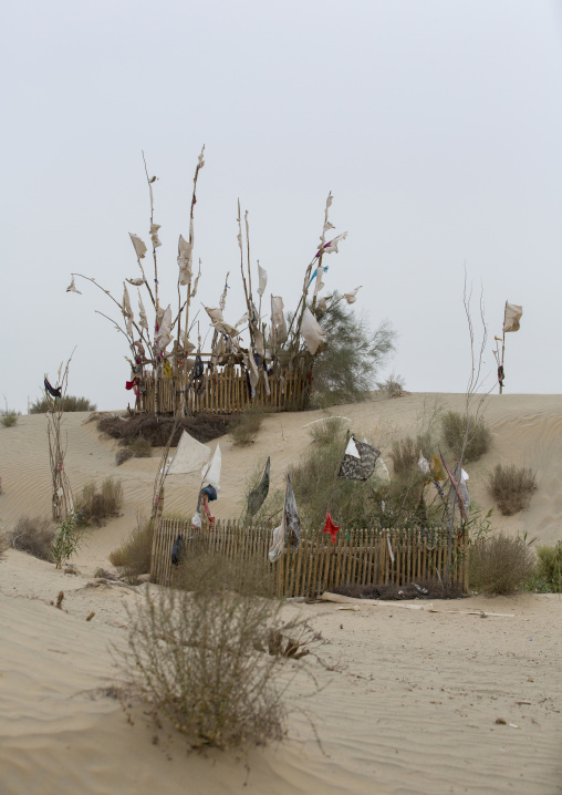 Imam Asim Tomb In The Taklamakan Desert, Xinjiang Uyghur Autonomous Region, China