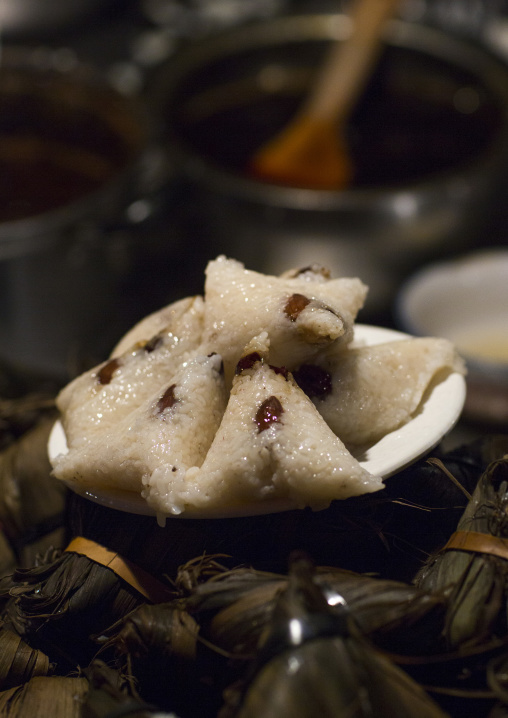 Stuffed Sticky Rice, Uyghur Dish In Night Market, Hotan, Xinjiang Uyghur Autonomous Region, China