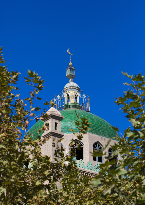 Dome Of Altyn Mosque, Yarkand, Xinjiang Uyghur Autonomous Region, China