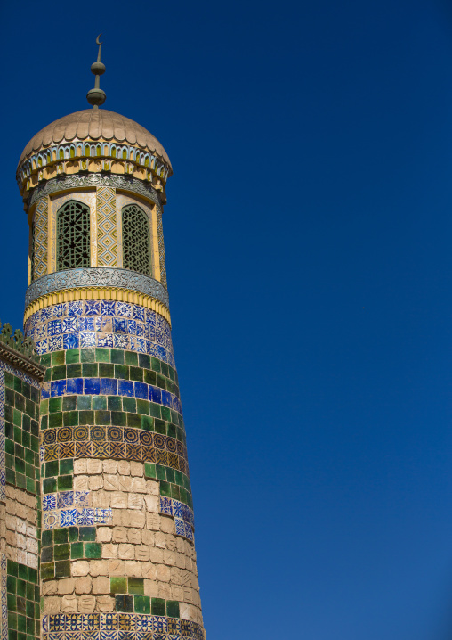 Abakh Hoja Minaret, Burial Place Of Muhatum Ajam, Kashgar, Xinjiang Uyghur Autonomous Region, China