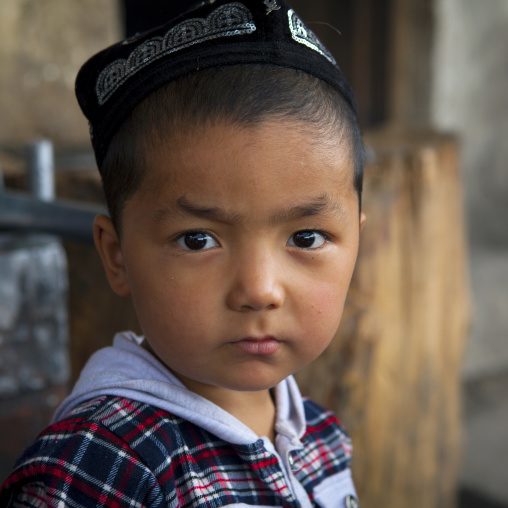 Young Uyghur Boy, Keriya, Old Town, Xinjiang Uyghur Autonomous Region, China