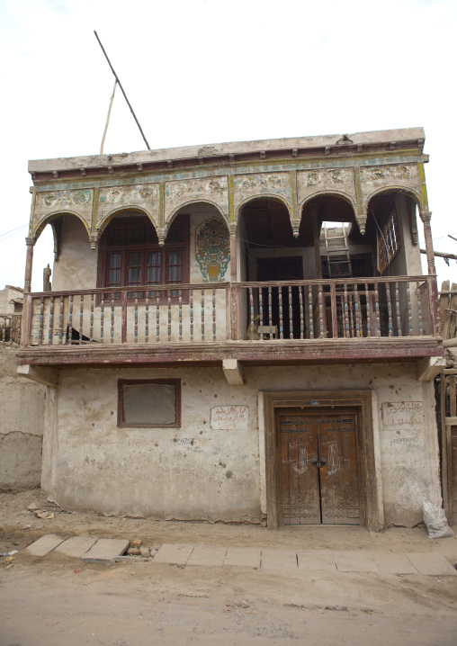 Traditional Uyghur House In Old Town, Keriya, Xinjiang Uyghur Autonomous Region, China