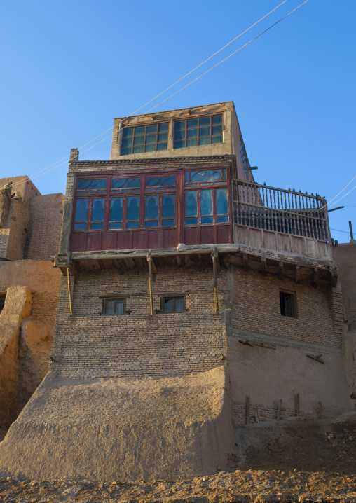 Kashgar old town ramparts, Xinjiang Uyghur Autonomous Region, China