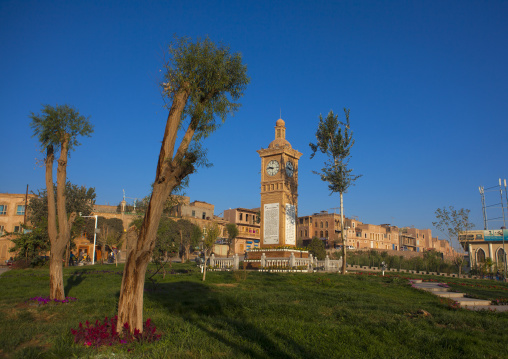 Renovated Buildings In The Old Town Of Kashgar, Xinjiang Uyghur Autonomous Region, China