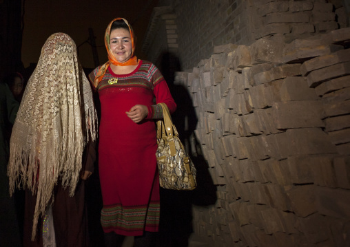 Bride In A Wedding In Uyghur Family, Kashgar, Xinjiang Uyghur Autonomous Region, China