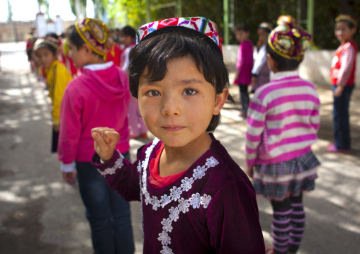 Uyghur Schoolkids, Xinjiang Uyghur Autonomous Region, China